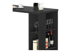 Vicco Móvel De Bar*Mesa de bar 120x60x105.6 noel Preto