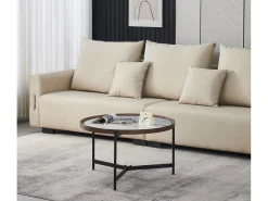 Discount Mesa de centro - cerâmica - branco e - NOVAS Mesa De Centro