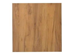 Mesa de centro 70×70×31,5 cm - com 3 gavetas - tampo quadrado - painel de partículas - branco + natural^ModernLuxe Clearance