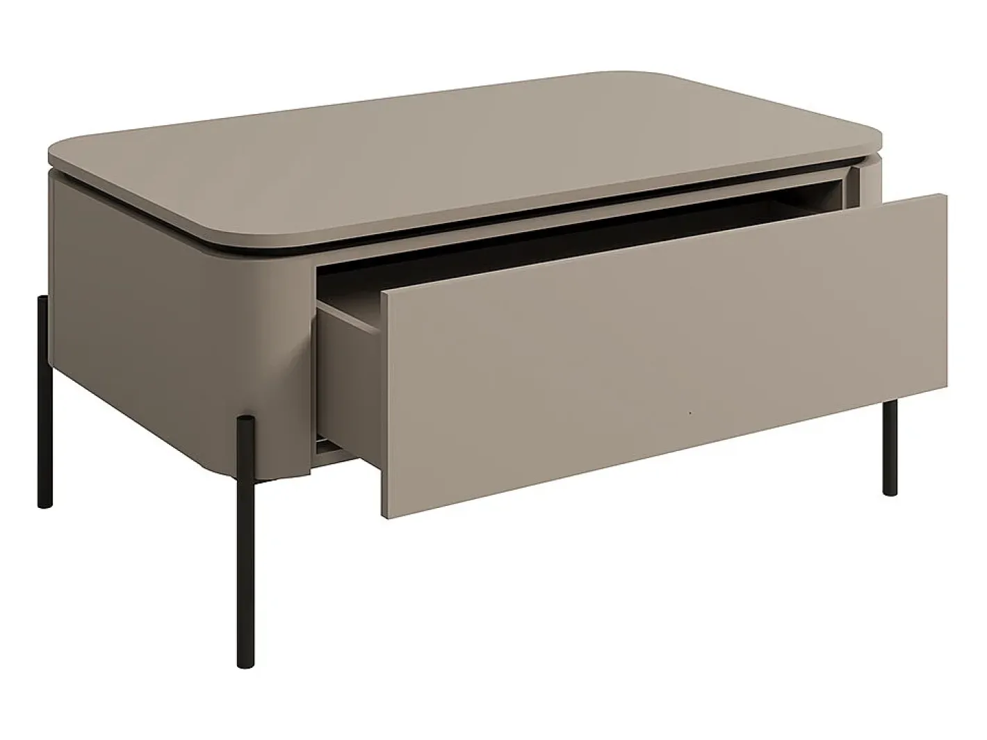 Outlet Mesa de centro 1 gaveta toupeira 46,8cm Mesa De Centro