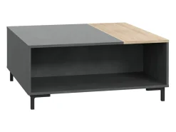 Casa Vital Mesa De Centro*Mesa de centro - MDF - Sonoma & Cimento - GALACTIQUE Multicor
