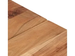 Mesa de centro | Mesa de apoio | Mesa de café aço inoxidável/madeira de acácia maciça* New