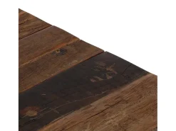 Mesa de centro | Mesa de apoio | Mesa de café aço inoxidável/madeira ferroviária maciça* Best