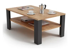 Vicco Mesa De Centro*Mesa de centro antracite 100x60x42 Cinza antracite
