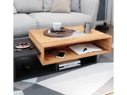 Vicco Mesa De Centro*Mesa de centro antracite 105x60x32 bari Cinza antracite
