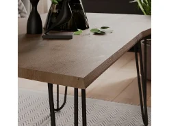 Vicco Mesa De Centro*Mesa de centro artesão 100x60x40 yan Natural claro