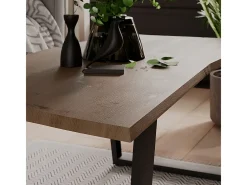 Vicco Mesa De Centro*Mesa de centro artesão 100x50x40 yan Natural claro