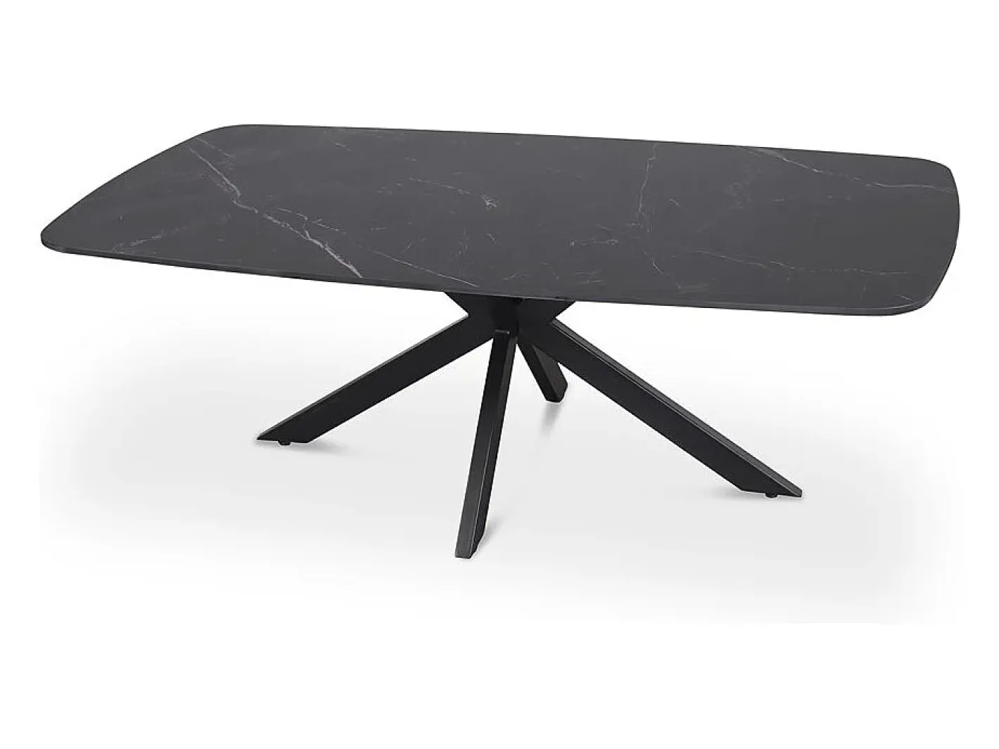 Best Mesa de Centro ARVENA – Mesa de Centro Retangular 130x70 cm – Pedra Preta & Metal – Design Elegante e Contemporâneo Mesa De Centro