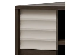 Mesa de centro Astra madeira escura e caxemira 55cm*Petits-Meubles Sale
