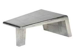 Mesa de centro aviador em alumínio estilo aeronave vintage^vidaxl Online