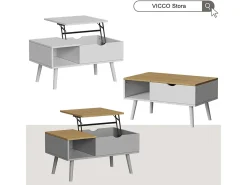 Vicco Mesa De Centro*Mesa de centro 76x45x40 stora Branco