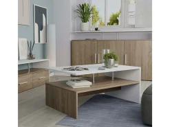 Vicco Mesa De Centro*Mesa de centro /sonoma 90x52.6x42.2 amato Branco