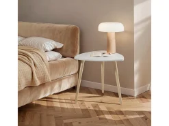 Vicco Mesa De Centro*Mesa de centro /sonoma 48x48x45 twino Branco