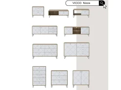 Vicco Mesa De Centro*Mesa de centro carvalho artesanal 90.2x59.4x42.4 nizza Natural claro