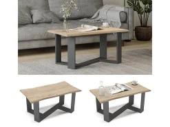 Vicco Mesa De Centro*Mesa de centro carvalho goldkraft 90x50x42.3 arne Natural escuro