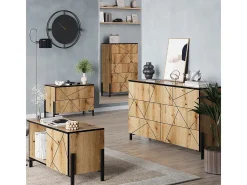 Vicco Mesa De Centro*Mesa de centro carvalho 90x39.7x50 hatto Natural claro