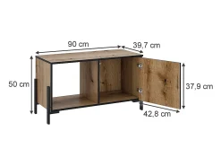 Vicco Mesa De Centro*Mesa de centro carvalho 90x39.7x50 hatto Natural claro