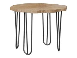 Vicco Mesa De Centro*Mesa de centro carvalho 60x60x2.5 ringo Natural claro