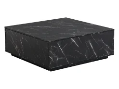 Best Mesa de centro com 2 gavetas em MDF - Efeito mármore - ANTRIM por Pascal Morabito Mesa De Centro