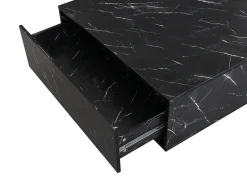 Best Mesa de centro com 2 gavetas em MDF - Efeito mármore - ANTRIM por Pascal Morabito Mesa De Centro