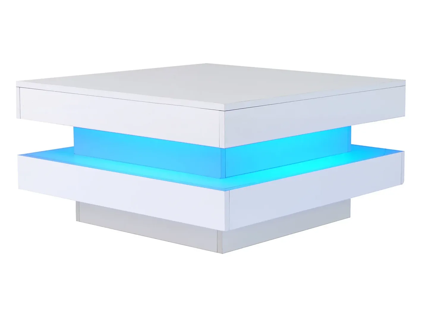 Online Mesa de centro contemporânea com LED em 16 cores - formato quadrado - Mesa De Centro