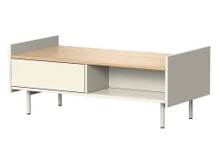 Vicco Mesa De Centro*Mesa de centro 100x50x40 velina Creme
