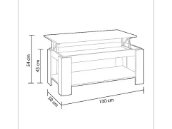 Discount Mesa de centro elevatória Ambit Mesa De Centro
