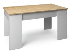Online Mesa de centro elevatória Norak artik em carvalho canadiano e branco Norak Mesa De Centro