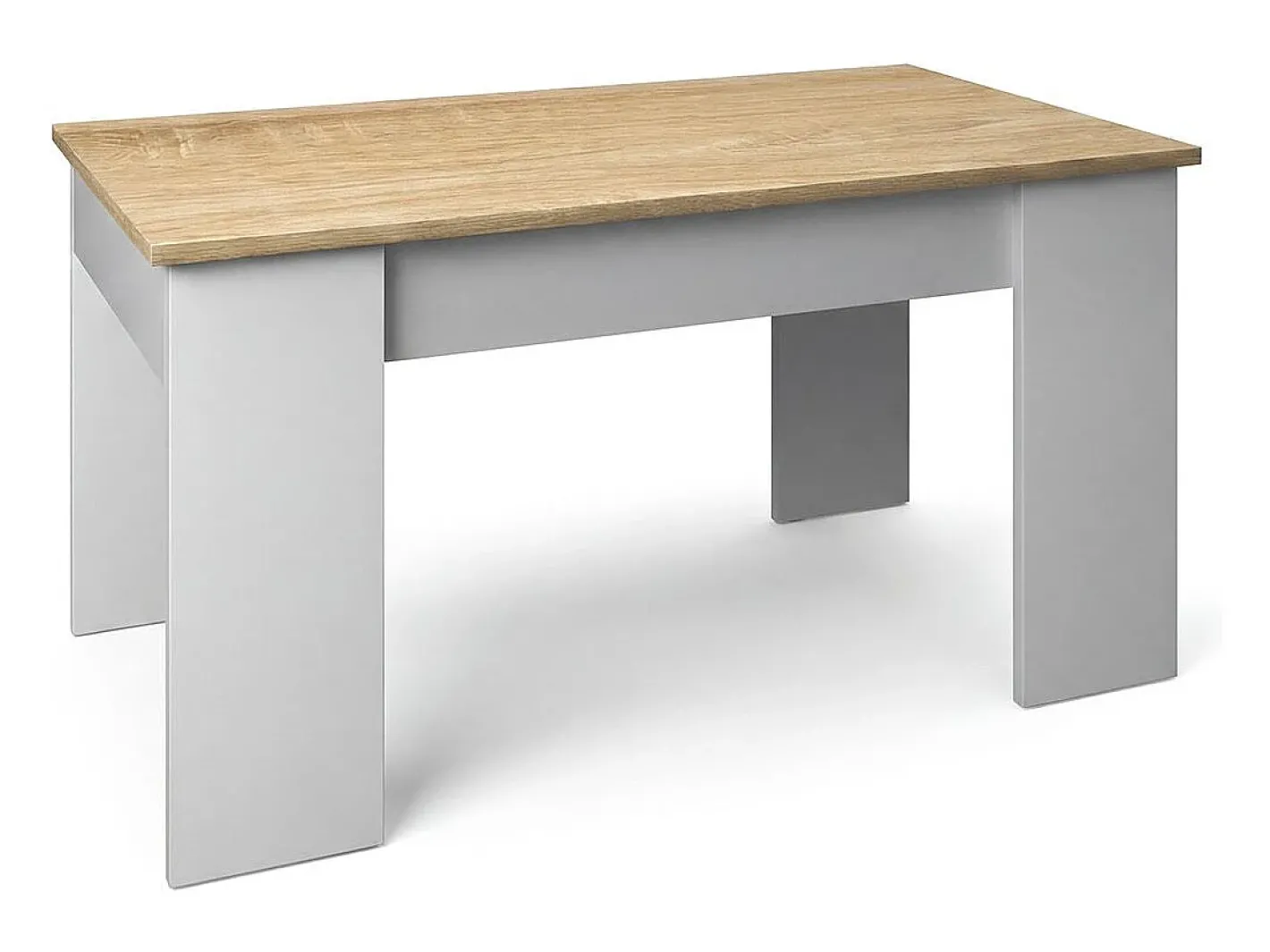 Online Mesa de centro elevatória Norak artik em carvalho canadiano e branco Norak Mesa De Centro