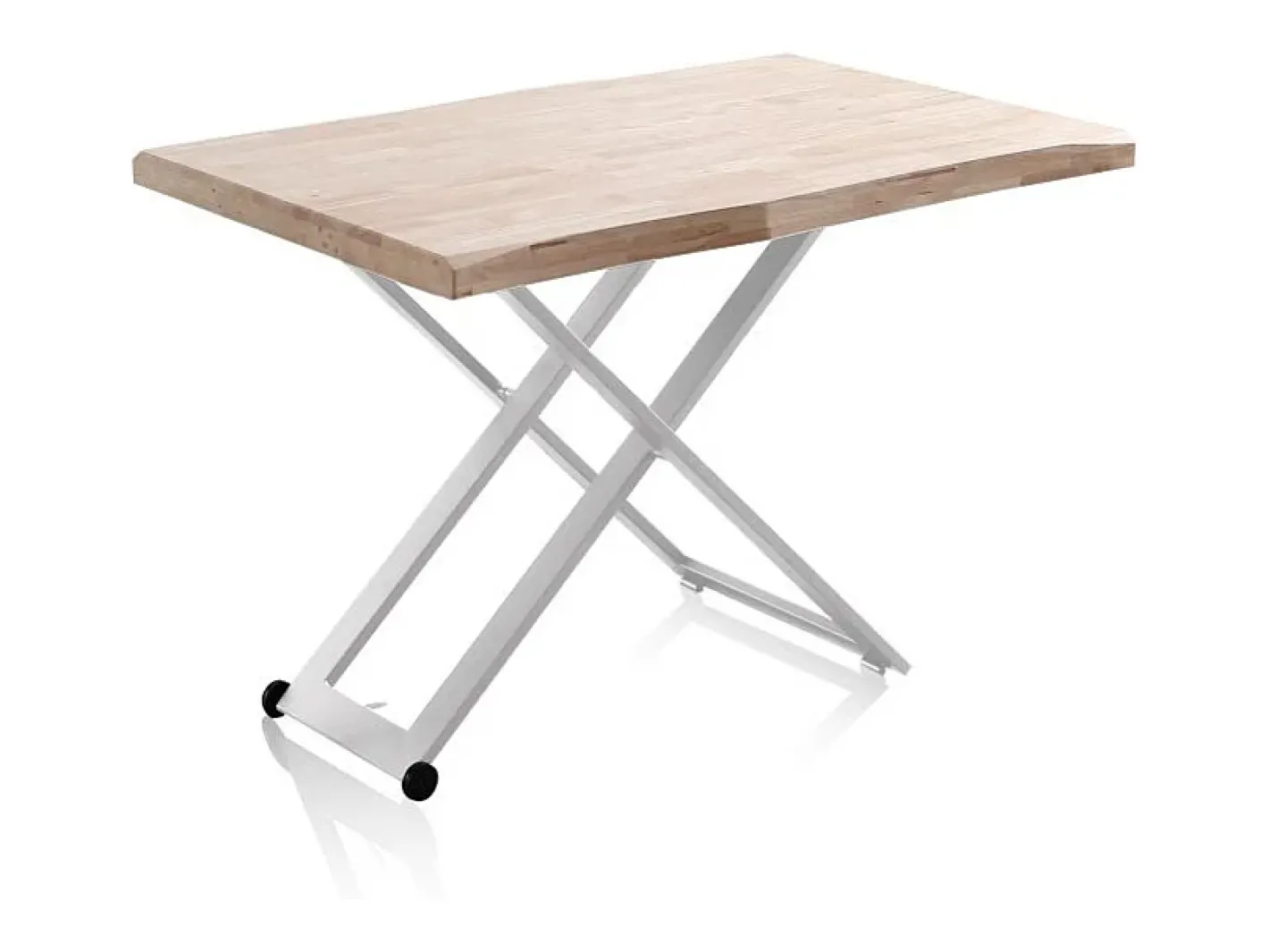 duehome Mesa De Centro*Mesa de centro elevatória Lada Fit Natural claro / Branco