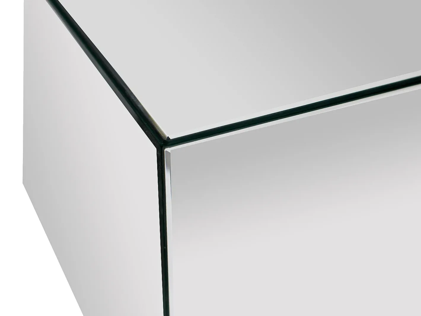 Mesa de centro em MDF e espelho - MIRZEA^Vente-unique New