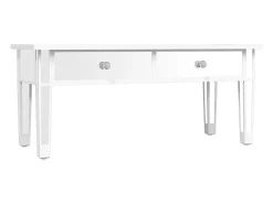 Mesa de centro espelhada 106x45x45cm derivados de madeira/vidro^vidaxl Outlet
