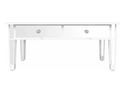 Mesa de centro espelhada 106x45x45cm derivados de madeira/vidro^vidaxl Outlet