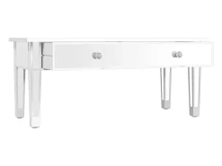 Mesa de centro espelhada 106x45x45cm derivados de madeira/vidro^vidaxl Outlet