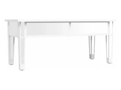 Mesa de centro espelhada 106x45x45cm derivados de madeira/vidro^vidaxl Outlet