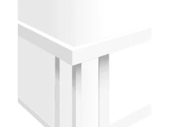 Mesa de centro espelhada 106x45x45cm derivados de madeira/vidro^vidaxl Outlet