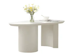 Mesa de centro L 100cm - com tampo curvo irregular e elegante -^ModernLuxe Hot