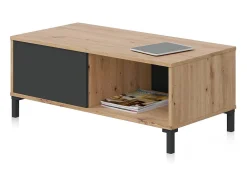 Best Mesa de centro Lea Gris Antracita - Roble Nodi Mesa De Centro
