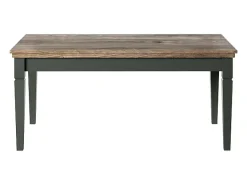 Petits-Meubles Mesa De Centro*Mesa de centro Martin verde e madeira 60cm Castanho