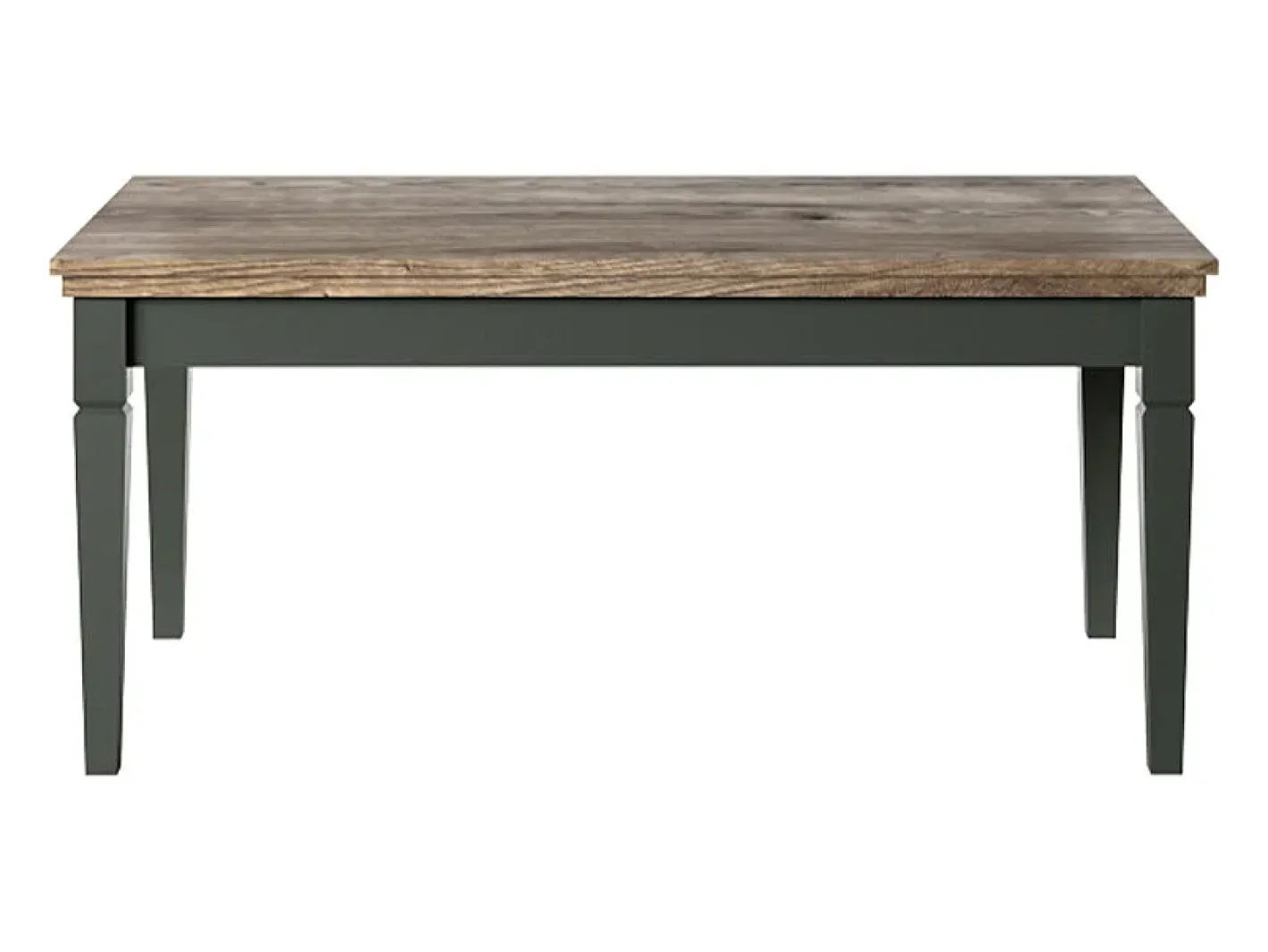Petits-Meubles Mesa De Centro*Mesa de centro Martin verde e madeira 60cm Castanho