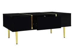 Outlet Mesa de centro moderna - 2 gavetas - MDF - Mesa De Centro