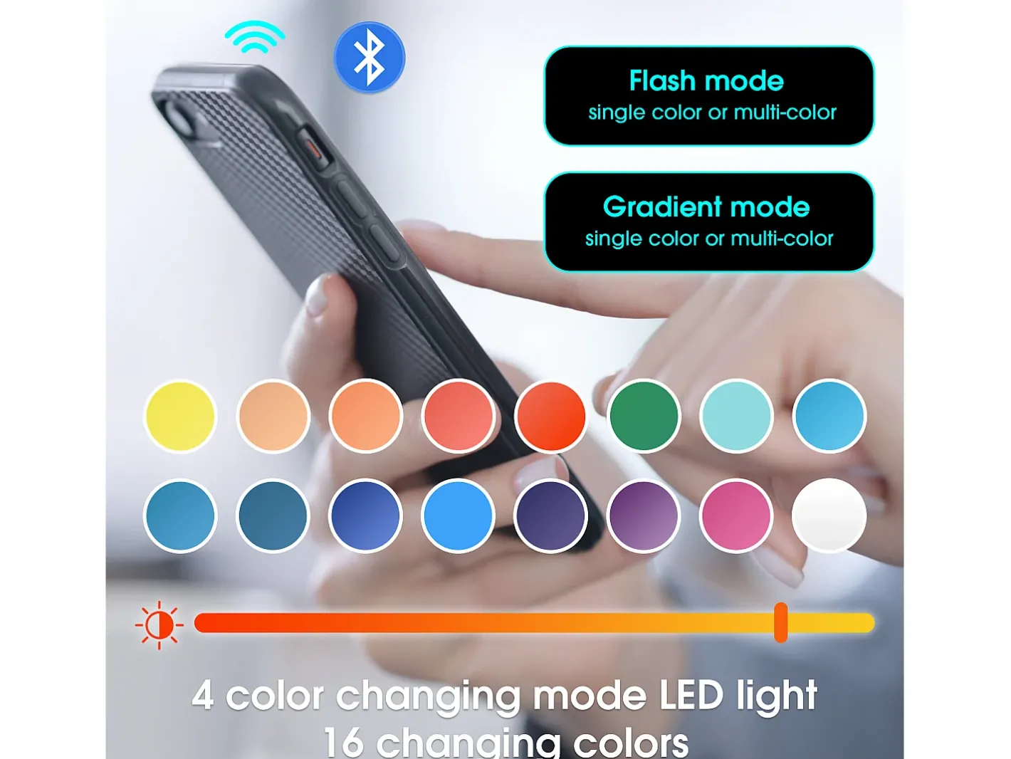 Online Mesa de centro moderna 105×50×35 cm - tampo de vidro - com iluminação LED - 2 gavetas - prateleiras abertas - Mesa De Centro
