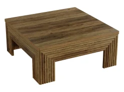 Mesa de Centro Quadrada para Sala de Estar, Mesa Central Grande de 100cm*Tribesigns Sale