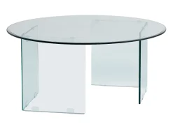 Best Mesa de centro redonda design em vidro temperado - - ADAMO Mesa De Centro