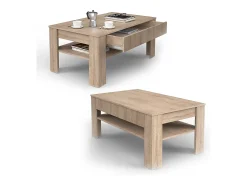 Vicco Mesa De Centro*Mesa de centro sonoma 92.2x65x48 milan Natural claro