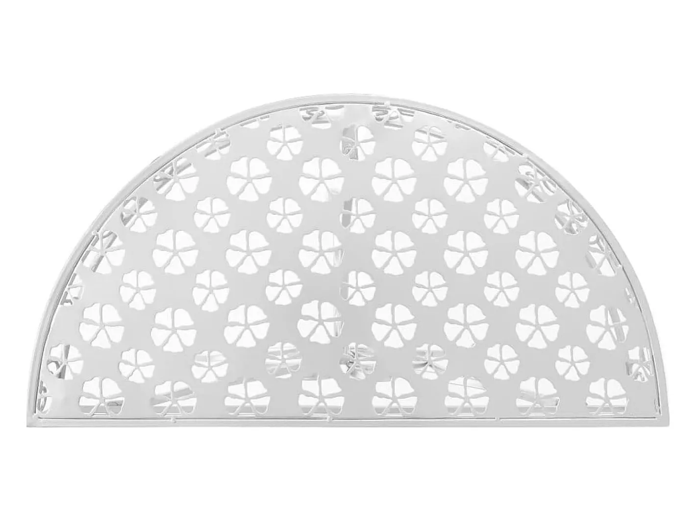Mesa de centro vintage semicircular metal 72x36x74 cm PT301634* Outlet