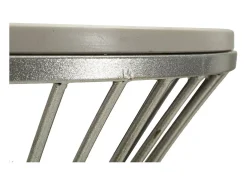 Mesa de Centro VKH581, Prata, 50x50x100 cm, Kendra Home^ Online