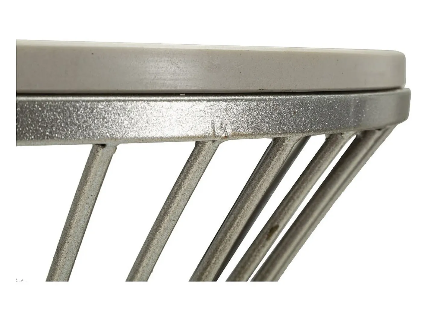 Mesa de Centro VKH581, Prata, 50x50x100 cm, Kendra Home^ Online