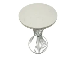 Mesa de Centro VKH581, Prata, 50x50x100 cm, Kendra Home^ Online