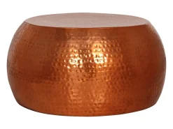 Mesa de centro Ø55x28 cm alumínio^vidaxl